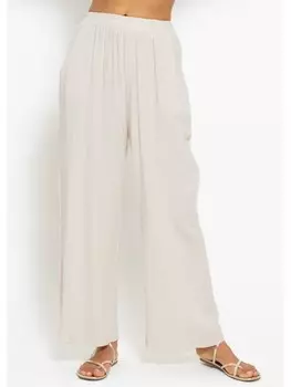 Тканевые брюки SASSYCLASSY, бежевый