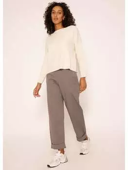 Тканевые брюки SASSYCLASSY, коричневый