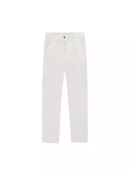 Тканевые брюки Scalpers Regular Pleat-Front Pants, бежевый