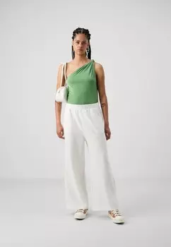 Тканевые брюки SEAM WIDE LEG GAP, белый