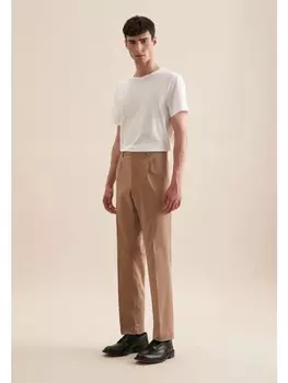 Тканевые брюки Seidensticker, коричневый