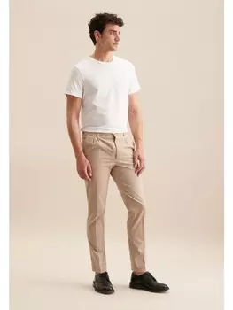 Тканевые брюки Seidensticker, коричневый