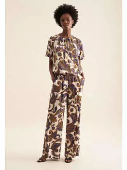 Тканевые брюки Seidensticker, средне-синий