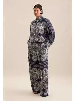 Тканевые брюки Seidensticker, темно-синий