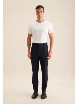 Тканевые брюки Seidensticker, темно-синий