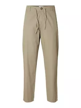 Тканевые брюки SELECTED HOMME Hose, бежевый
