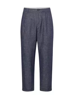 Тканевые брюки SELECTED HOMME Loose fit Pleat-Front Pants, цвет anthracite/mottled grey