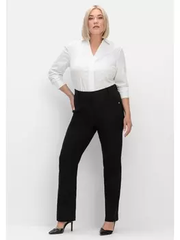 Тканевые брюки sheego, черный