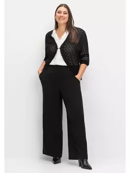 Тканевые брюки sheego, черный