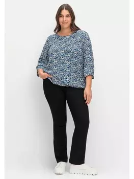 Тканевые брюки sheego, черный