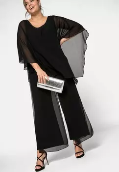 Тканевые брюки Sheego, черный