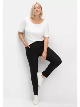 Тканевые брюки sheego, черный