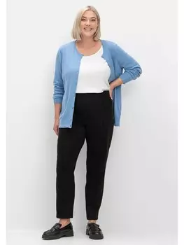 Тканевые брюки sheego, черный