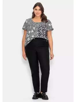 Тканевые брюки sheego, черный