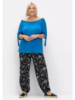 Тканевые брюки sheego, цвет schwarz-wei