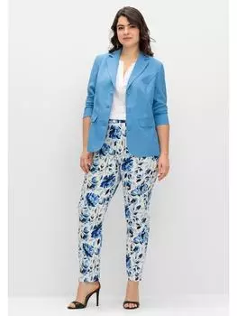 Тканевые брюки sheego, цвет wei gemustert