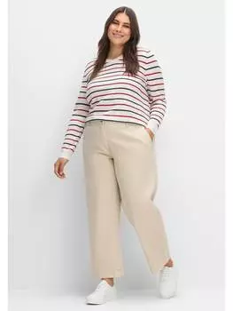 Тканевые брюки sheego, песочный