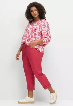 Тканевые брюки Sheego, розовый