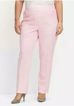 Тканевые брюки Sheego, розовый