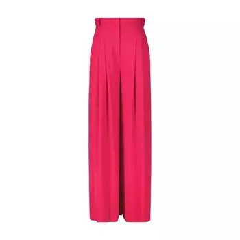 Тканевые брюки широкого кроя с завышенной талией winnipeg Marc Cain, розовый