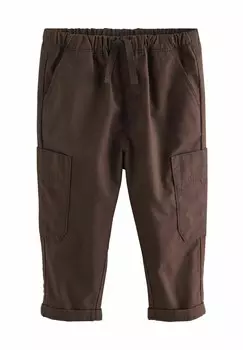 Тканевые брюки SIDE POCKET PULL-ON STANDARD Next, коричневый