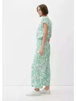 Тканевые брюки sOliver BLACK LABEL 7/8, цвет grn-mehrfarbig