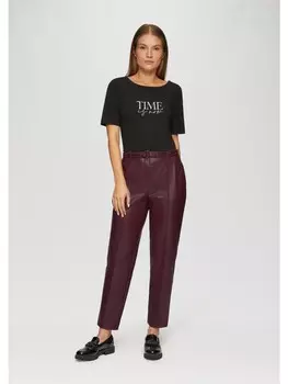 Тканевые брюки sOliver BLACK LABEL 7/8, красный