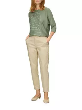 Тканевые брюки sOliver BLACK LABEL Chino, песочный