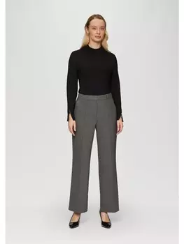 Тканевые брюки sOliver BLACK LABEL lang, серый