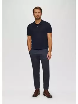 Тканевые брюки sOliver BLACK LABEL lang, синий