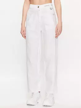 Тканевые брюки стандартного кроя Aeronautica Militare, белый