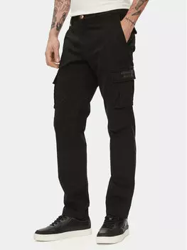 Тканевые брюки стандартного кроя Aeronautica Militare, черный