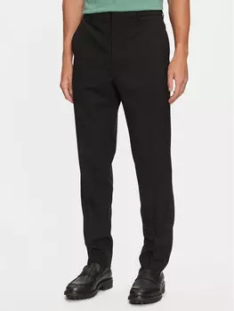 Тканевые брюки стандартного кроя Ami Paris, черный