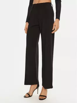 Тканевые брюки стандартного кроя Bardot, черный