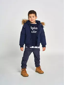 Тканевые брюки стандартного кроя Birba Trybeyond, синий