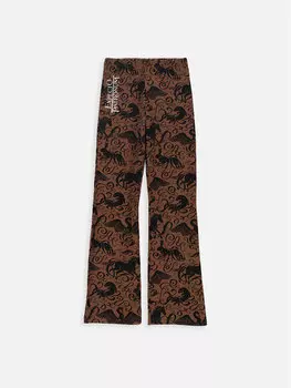 Тканевые брюки стандартного кроя Coccodrillo, коричневый