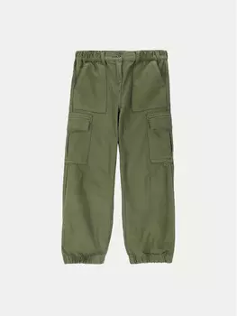 Тканевые брюки стандартного кроя Coccodrillo, зеленый