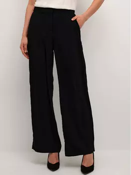 Тканевые брюки стандартного кроя Cream, черный