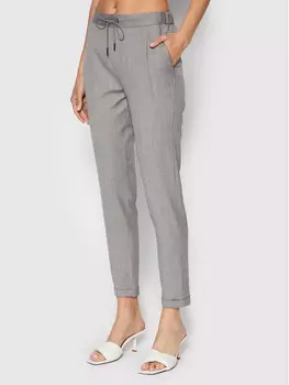 Тканевые брюки стандартного кроя Fabiana Filippi, серый