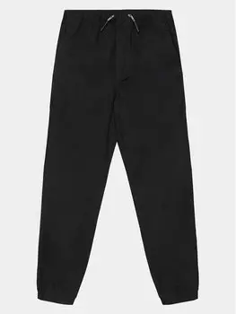 Тканевые брюки стандартного кроя Gap, черный