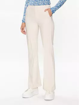 Тканевые брюки стандартного кроя Gina Tricot, бежевый