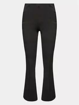 Тканевые брюки стандартного кроя Gina Tricot, черный