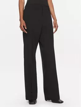 Тканевые брюки стандартного кроя Herskind, черный