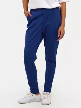 Тканевые брюки стандартного кроя Kaffe, синий