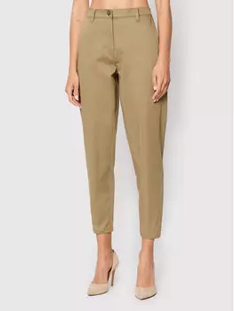 Тканевые брюки стандартного кроя Karen By Simonsen, коричневый