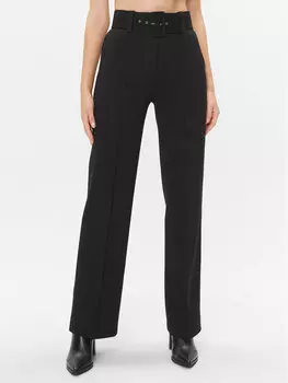 Тканевые брюки стандартного кроя Luisa Spagnoli, черный