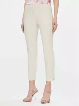 Тканевые брюки стандартного кроя Marella, экрю