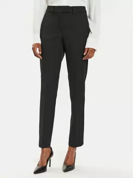 Тканевые брюки стандартного кроя Marella, черный