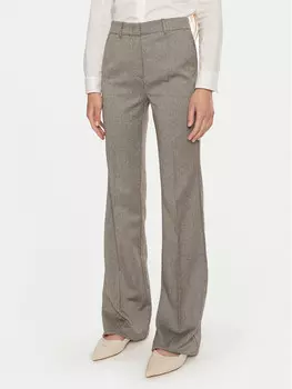 Тканевые брюки стандартного кроя Marella, коричневый