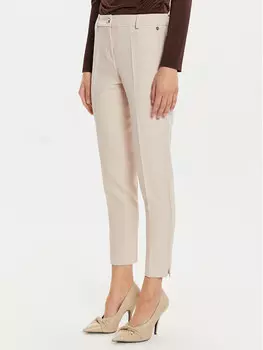 Тканевые брюки стандартного кроя Maryley, бежевый